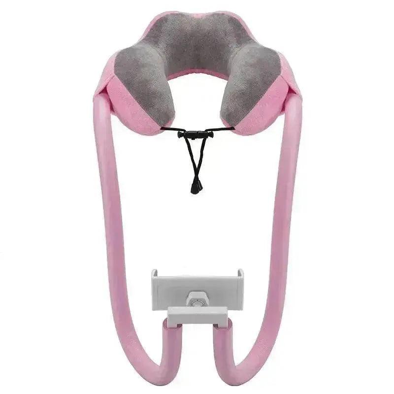 Cervical spine neck pillow mobile phone holder