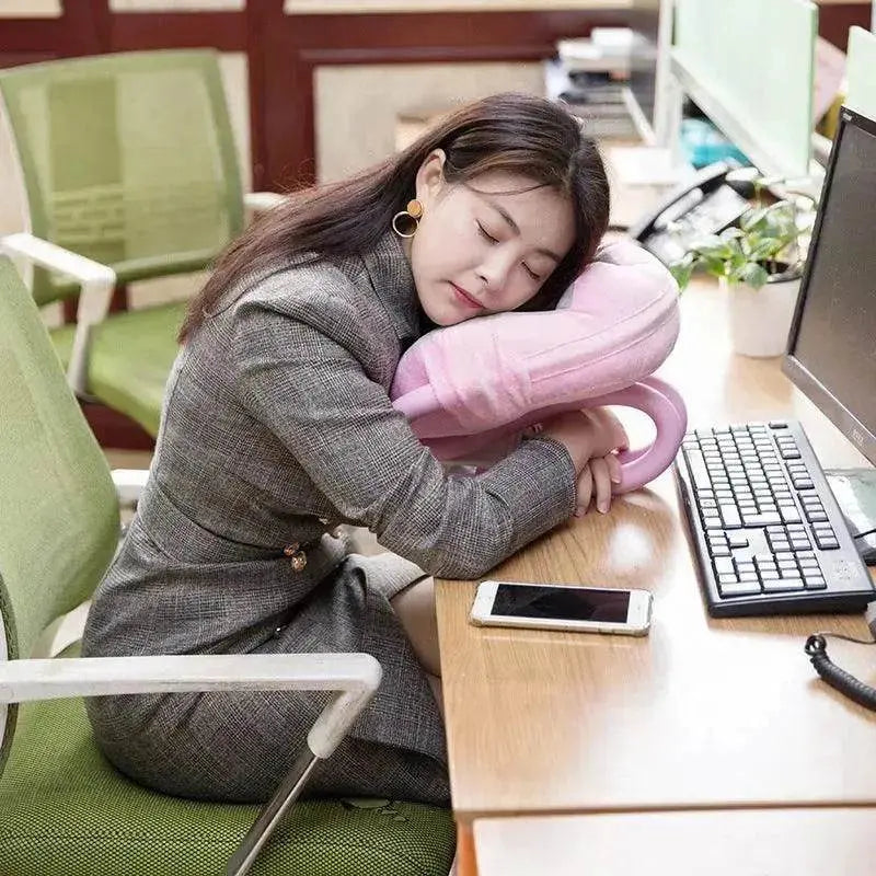 Cervical spine neck pillow mobile phone holder