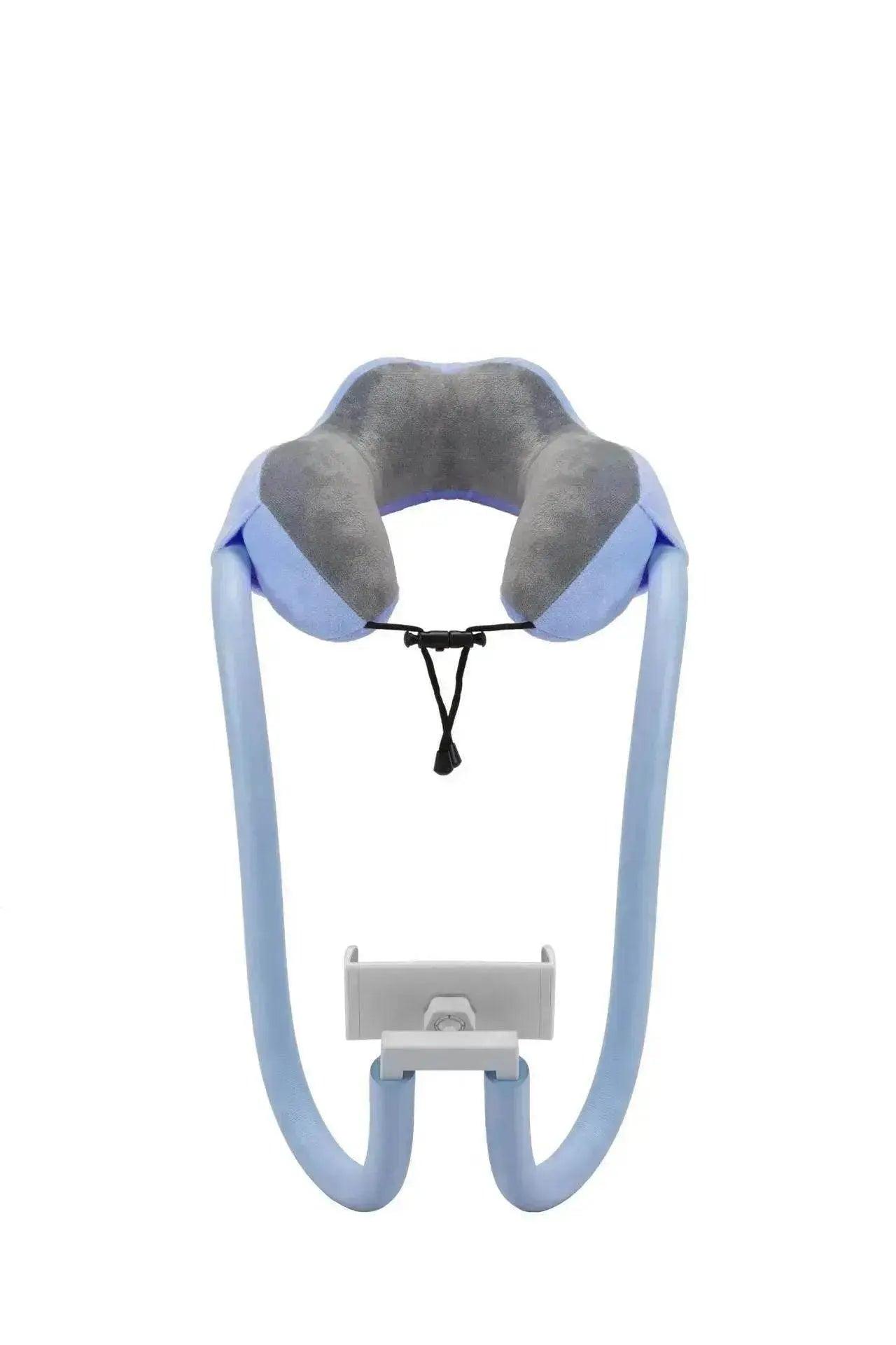 Cervical spine neck pillow mobile phone holder