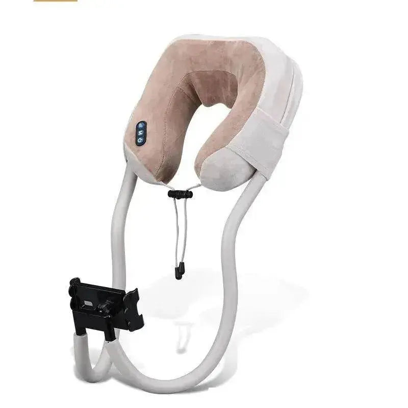 Cervical spine neck pillow mobile phone holder