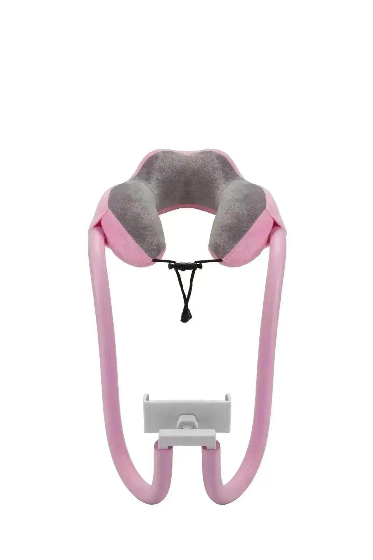 Cervical spine neck pillow mobile phone holder