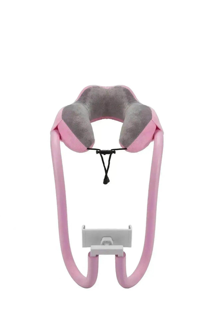 Cervical spine neck pillow mobile phone holder