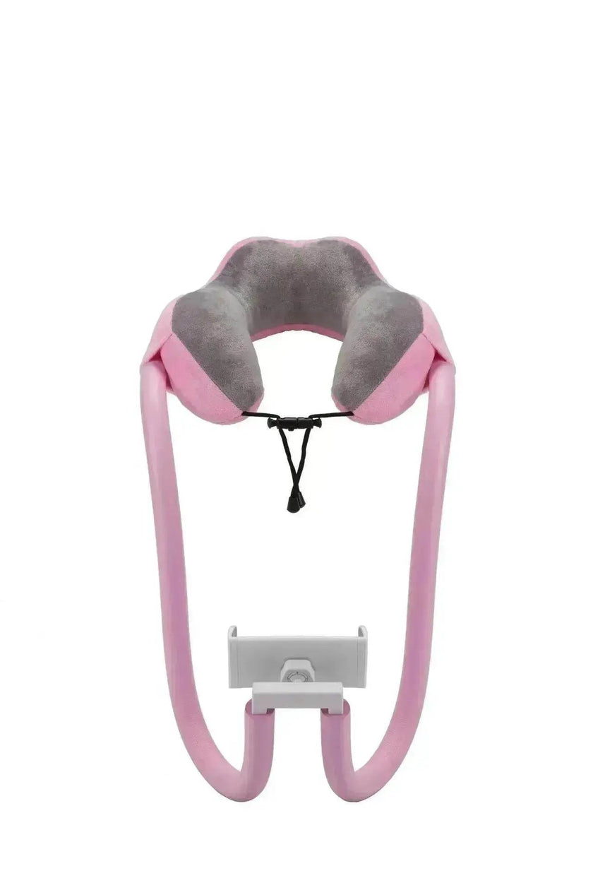 Cervical spine neck pillow mobile phone holder