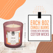 Bougie en cire de soja Chai - Orange, cannelle et clous de girofle - 227 g (8 oz)