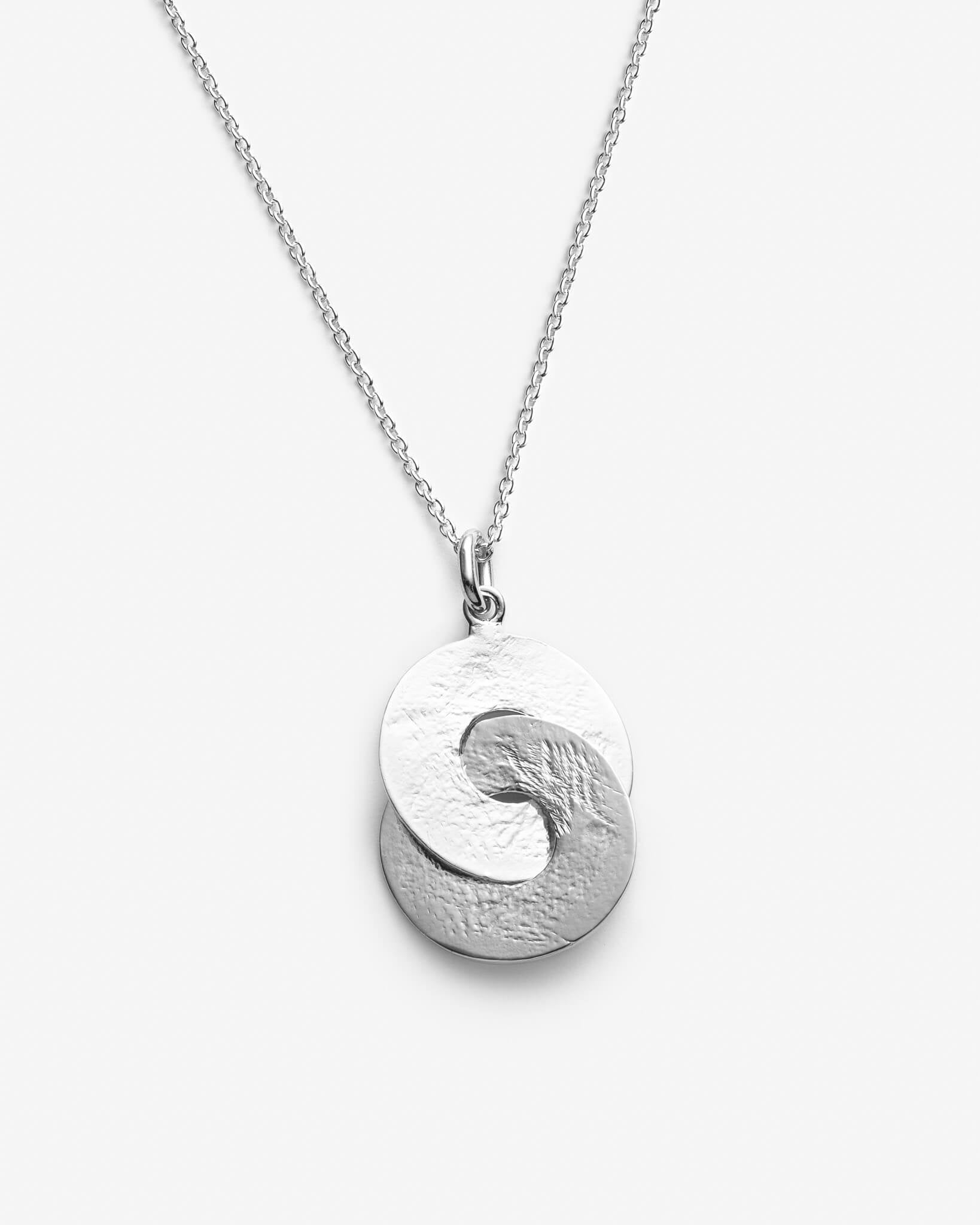 Leader - Chaîne et pendentif avec cercles entrelacés