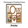 Toile photo collage amour 16x20