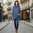 Chandail col roulé femme