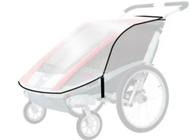 Chariot Cavalier 2-Child Stroller Extreme Weather Rain Covers - Made in Canada