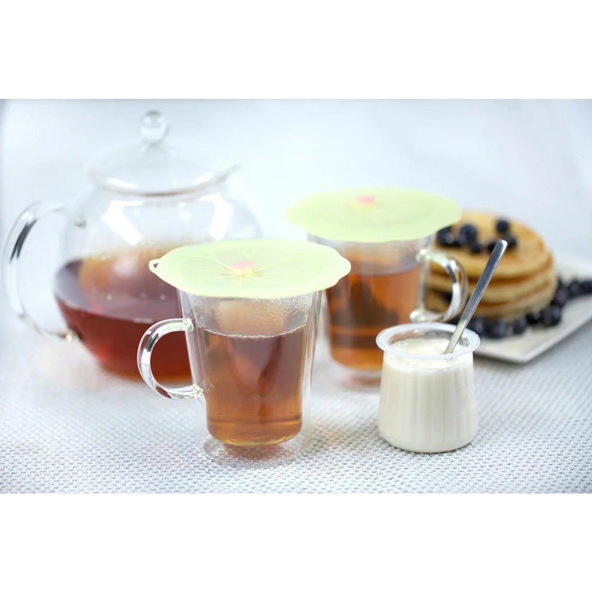 Charles Viancin - Floral Lilypad Drink Covers 10Cm/4 2/St