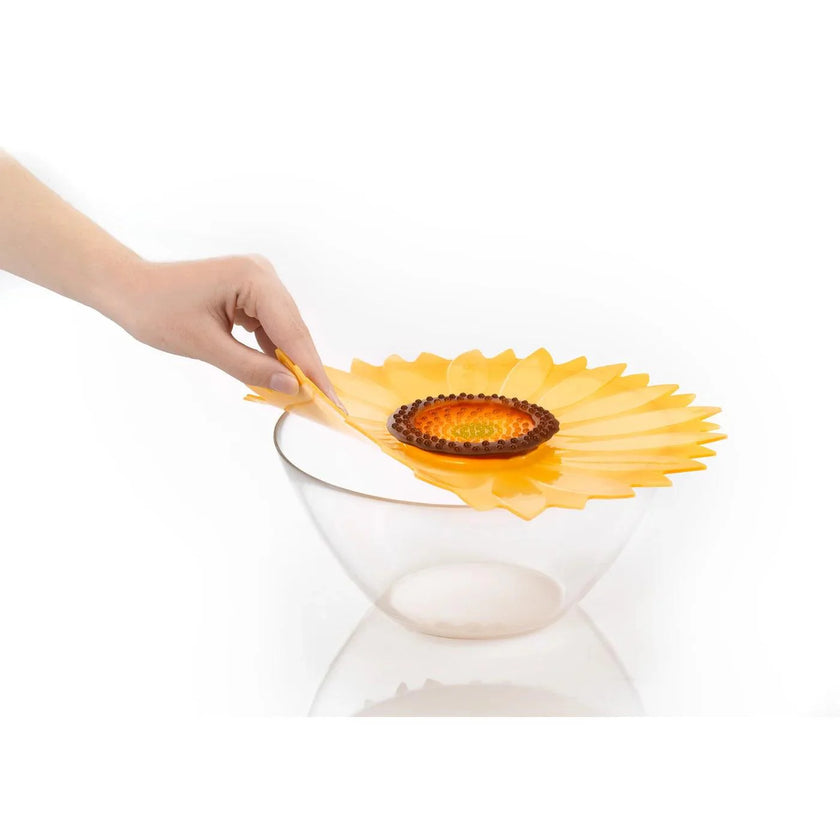 Charles Viancin - Couvercle en silicone à motif de tournesol floral 20 cm/8