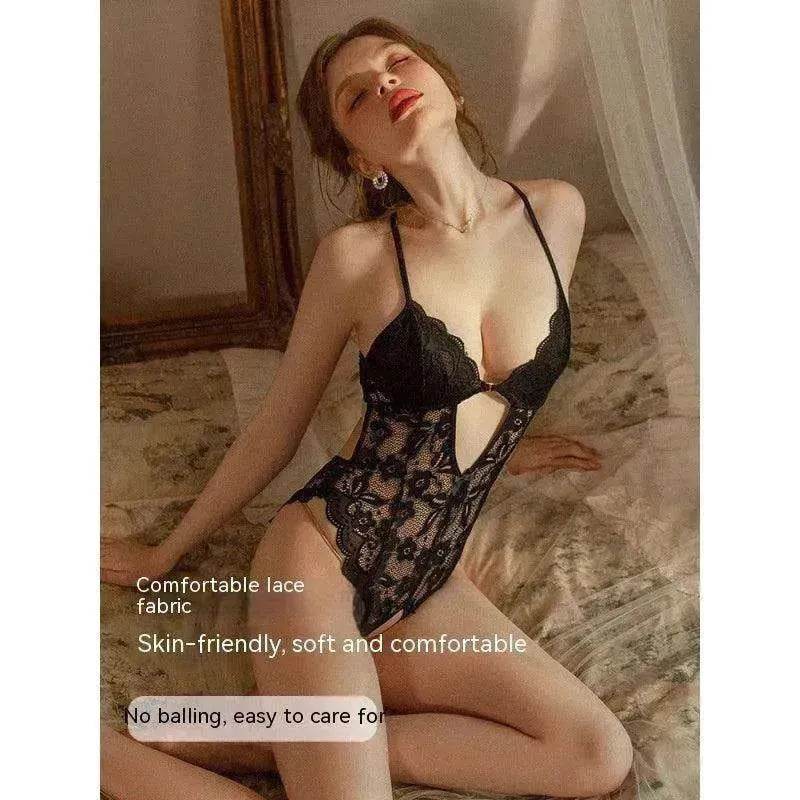 Charming Underwear Temptation Plus Size Clothes Transparent Lace