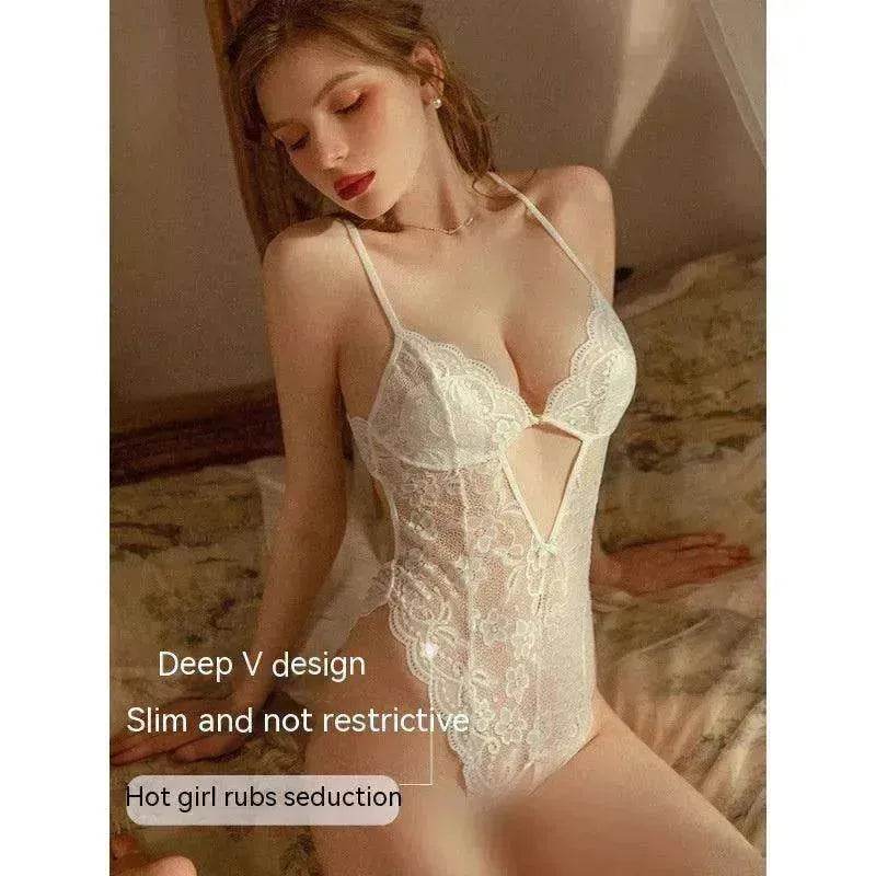 Charming Underwear Temptation Plus Size Clothes Transparent Lace