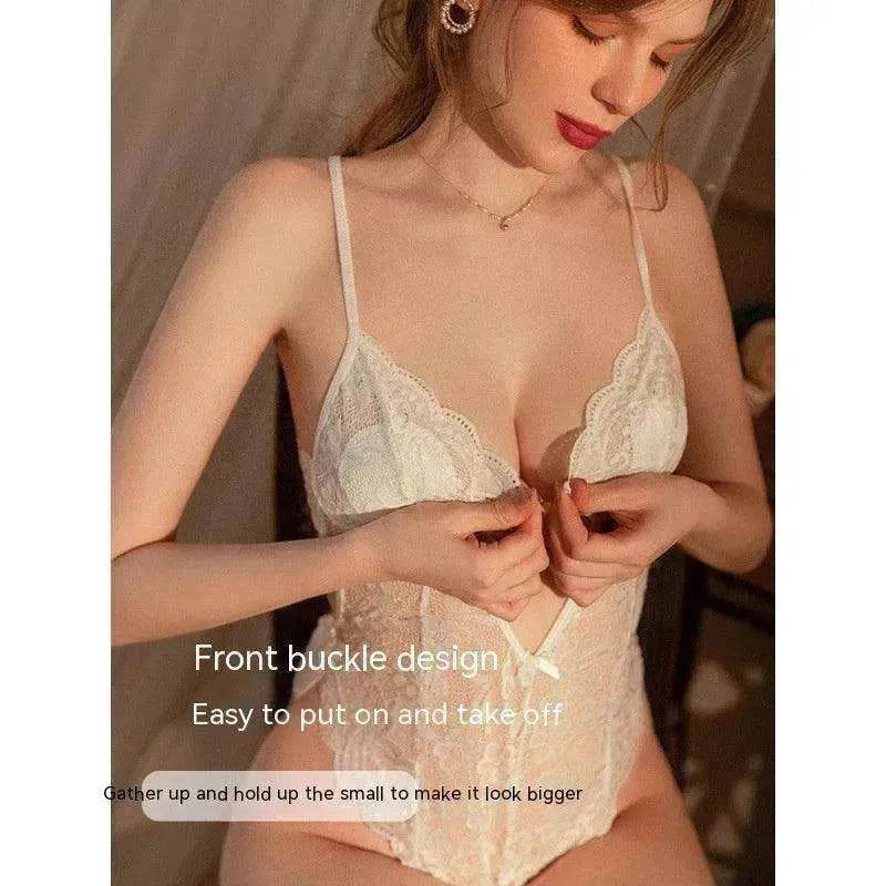 Charming Underwear Temptation Plus Size Clothes Transparent Lace
