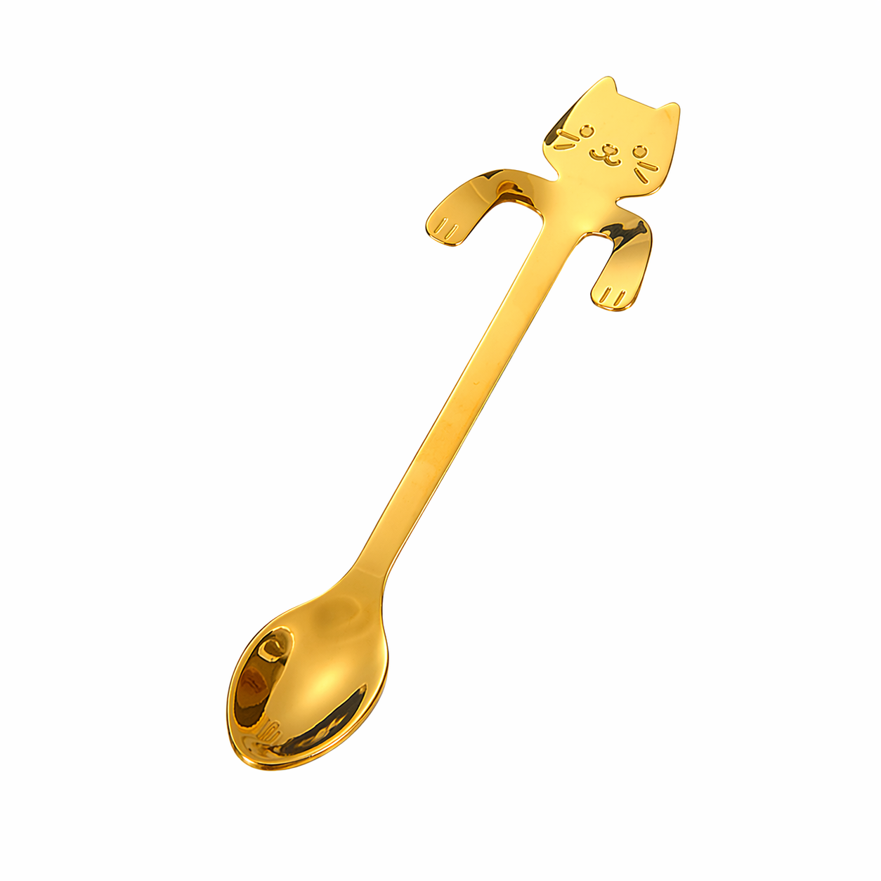 Kitty Tea/Coffee/Ice Cream Small Stainless Steel Spoon