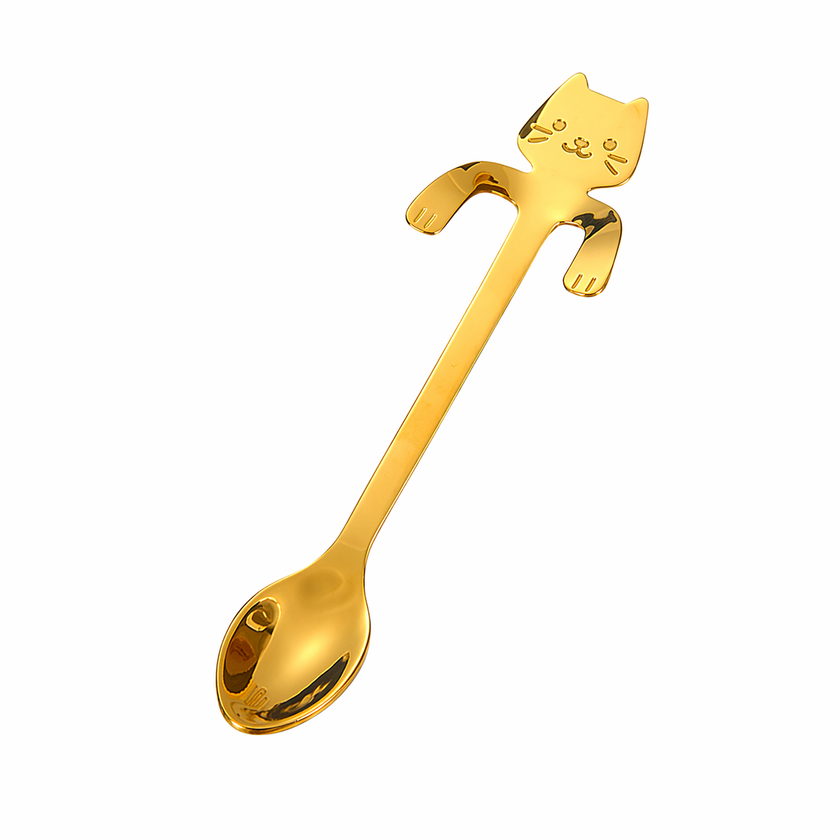 Kitty Tea/Coffee/Ice Cream Small Stainless Steel Spoon