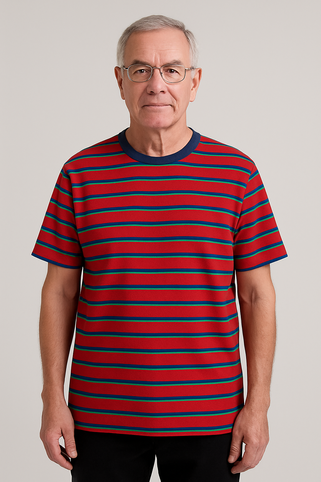 Unisex Cotton T-Shirt – Stripe