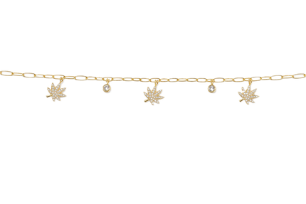 18K GOLD CHARMED BRACELET