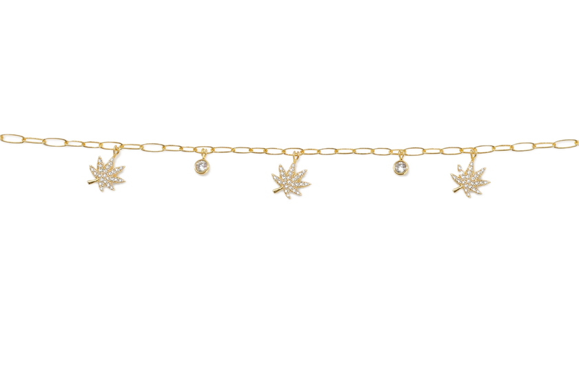 18K GOLD CHARMED BRACELET