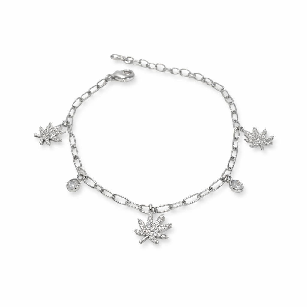 SILVER CHARMED BRACELET
