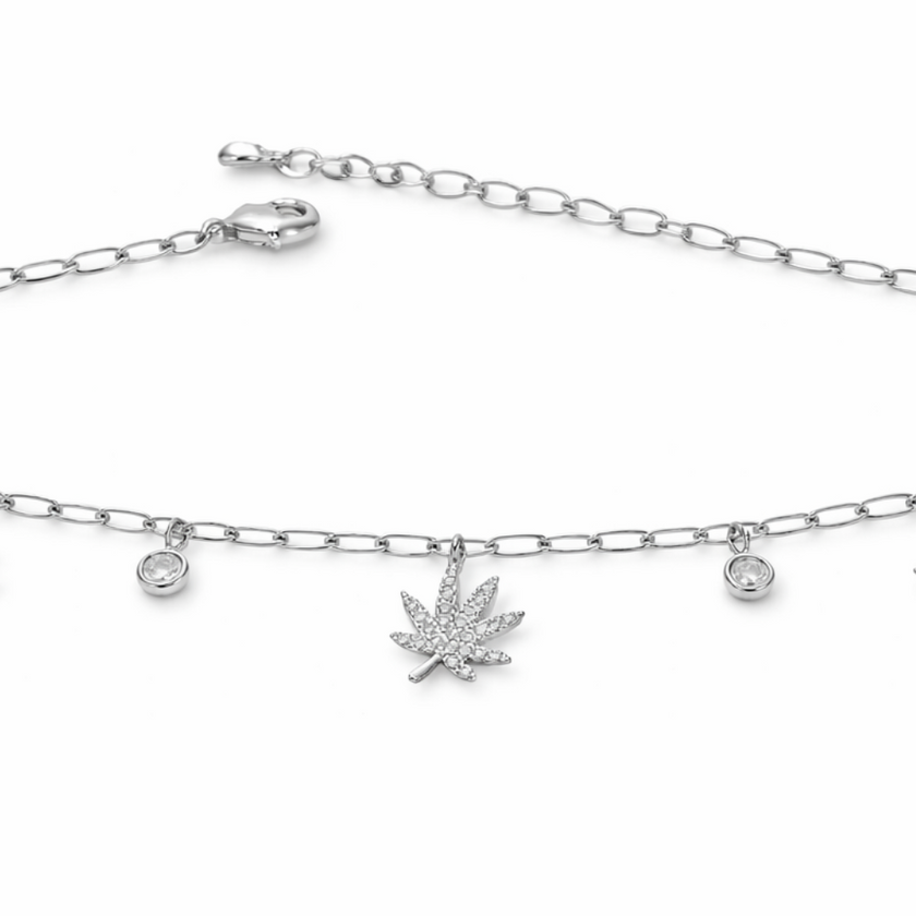SILVER CHARMED BRACELET