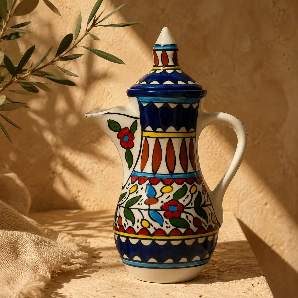 Carafe à café palestinienne 17x17x26 cm