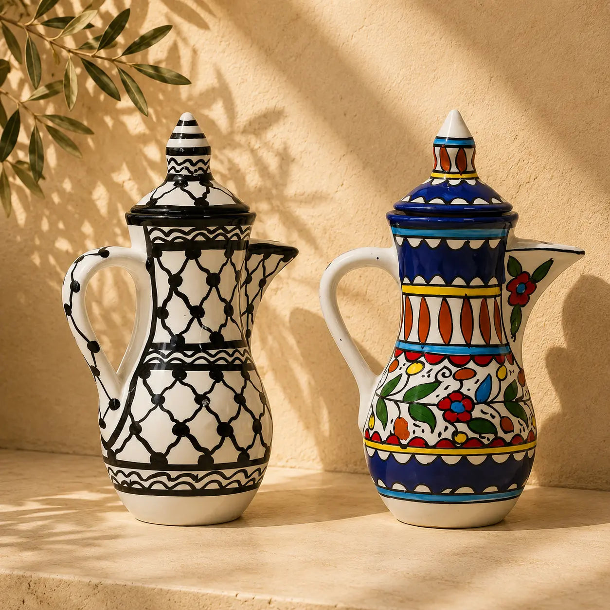 Carafe à café palestinienne 17x17x26 cm