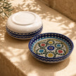 Al Majdal Ceramic Bowl – Floral Serving, Salad & Pasta Bowl, Decorative Mediterranean Tableware (23cm, 28cm, 35cm)