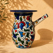 Rakwa -Handmade Palestinian Ceramic Coffee Pot with Lid – Traditional Arabic & Turkish Coffee Serving Pot