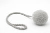 Wool Pom Tug Toy - Grey