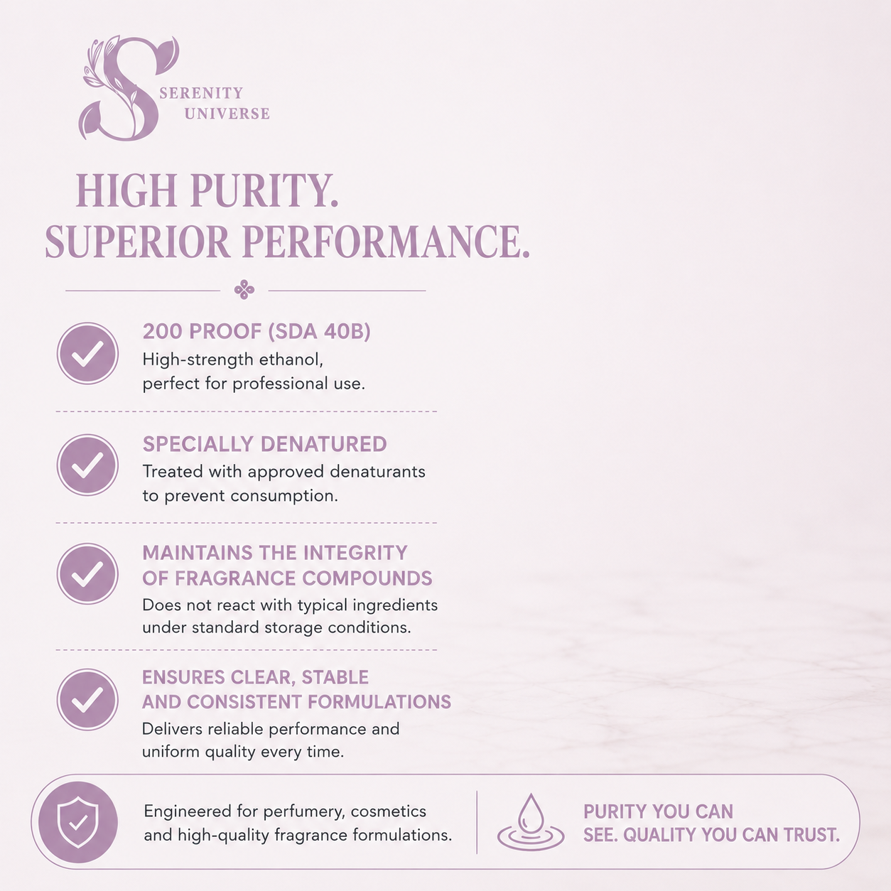 Perfumery Alcohol Liquid (SDA 40B)