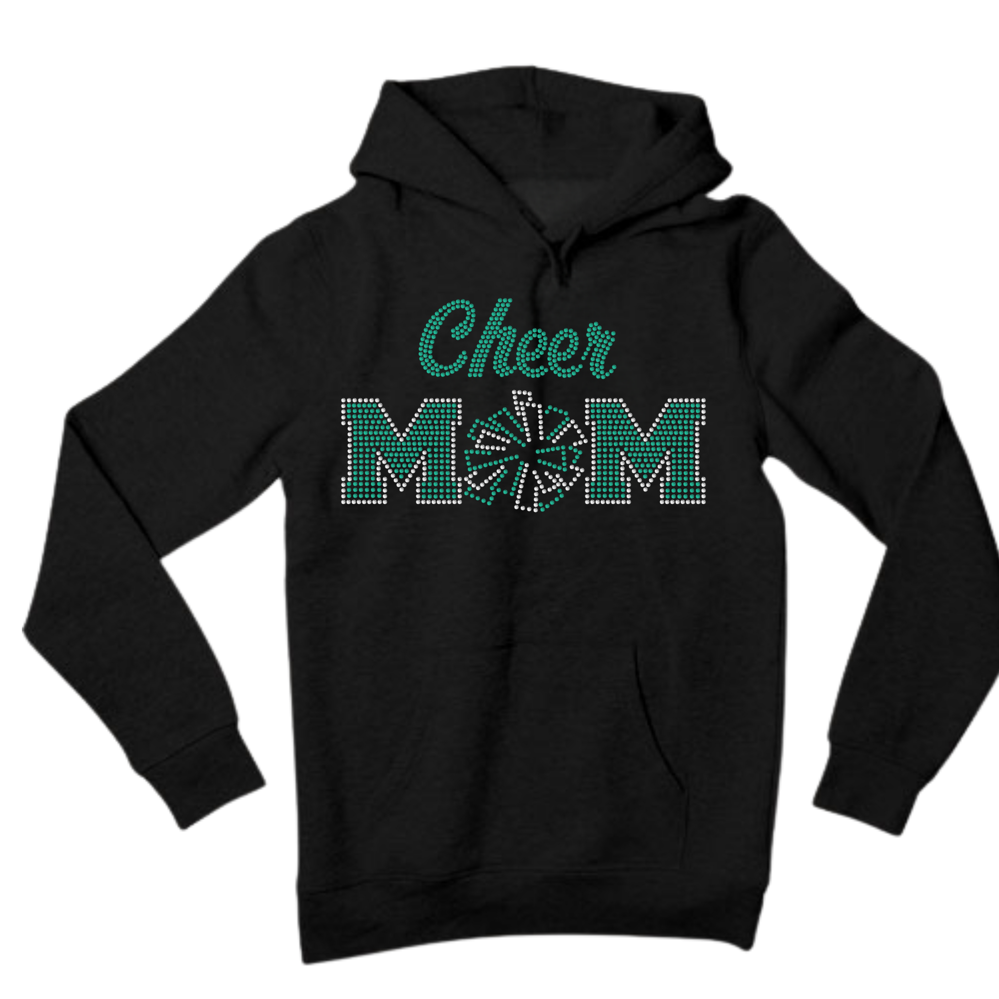 Cheer Mom Rhinestone Shirt – Cheerleader Mom Sparkle Bling Tee | Blingdazzel