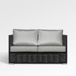 Chestnut Loveseat with Sunbrella® Cushions