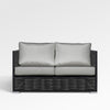 Chestnut Loveseat with Sunbrella® Cushions