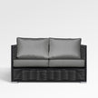 Chestnut Loveseat with Sunbrella® Cushions