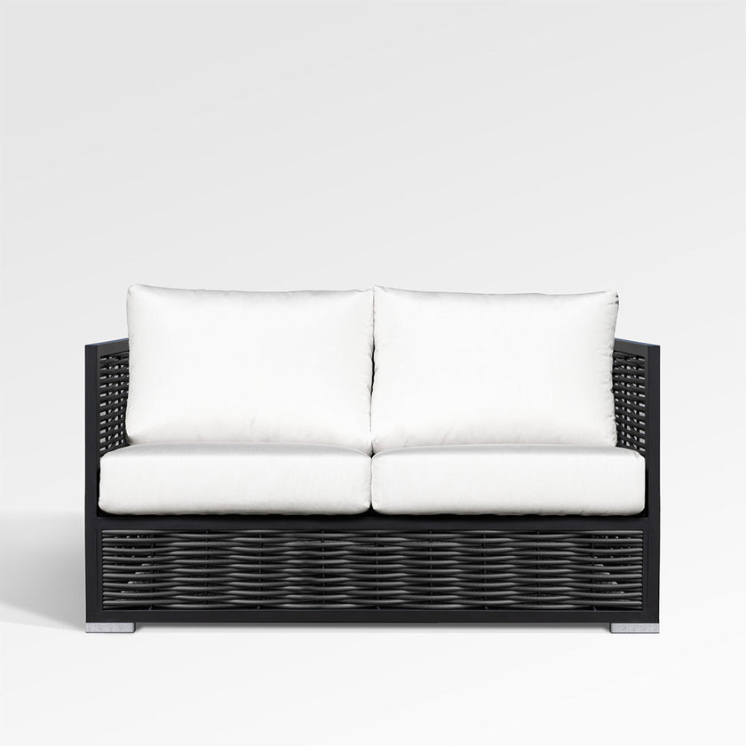 Chestnut Loveseat with Sunbrella® Cushions