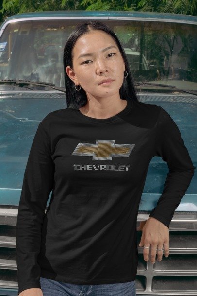 Bowtie Truck Style Rhinestone Shirt – Bling Sparkle Tee for Truck Lovers | Blingdazzel