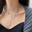 Chic Diamond Star Pendant Necklace
