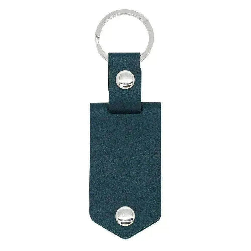 Chick & Unique Leather Photo Stainless steel UV Color Printed Keychain