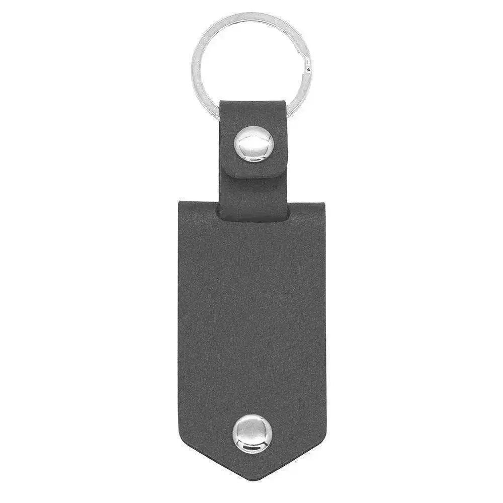 Chick & Unique Leather Photo Stainless steel UV Color Printed Keychain