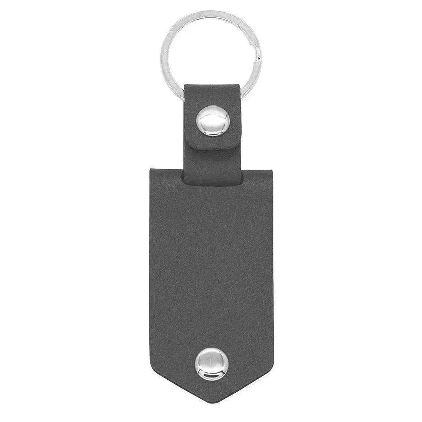 Chick & Unique Leather Photo Stainless steel UV Color Printed Keychain