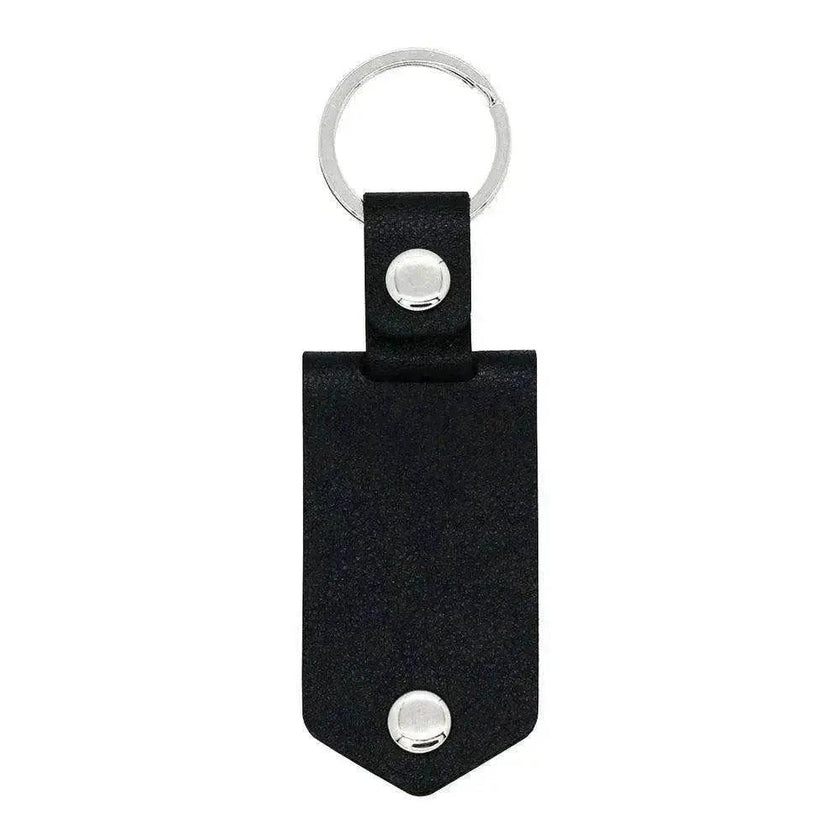 Chick & Unique Leather Photo Stainless steel UV Color Printed Keychain