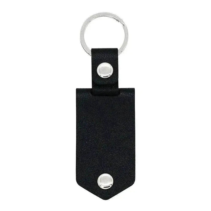 Chick & Unique Leather Photo Stainless steel UV Color Printed Keychain
