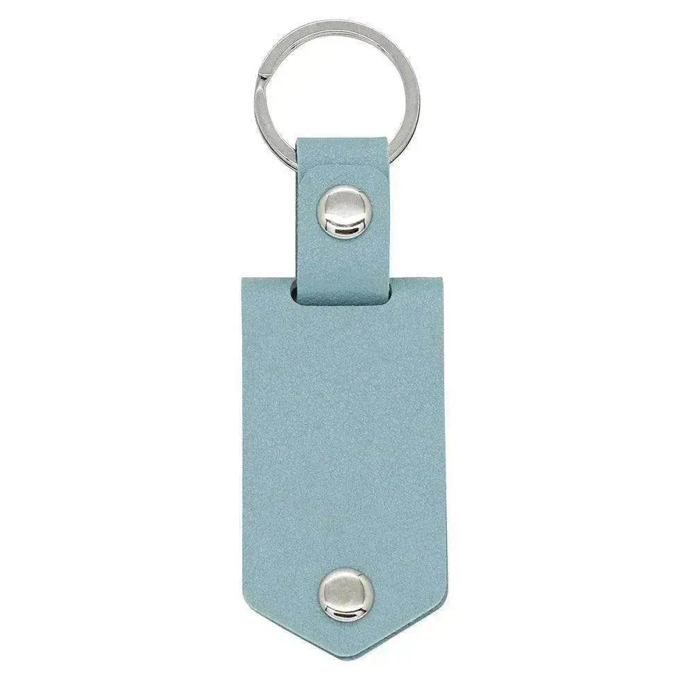Chick & Unique Leather Photo Stainless steel UV Color Printed Keychain