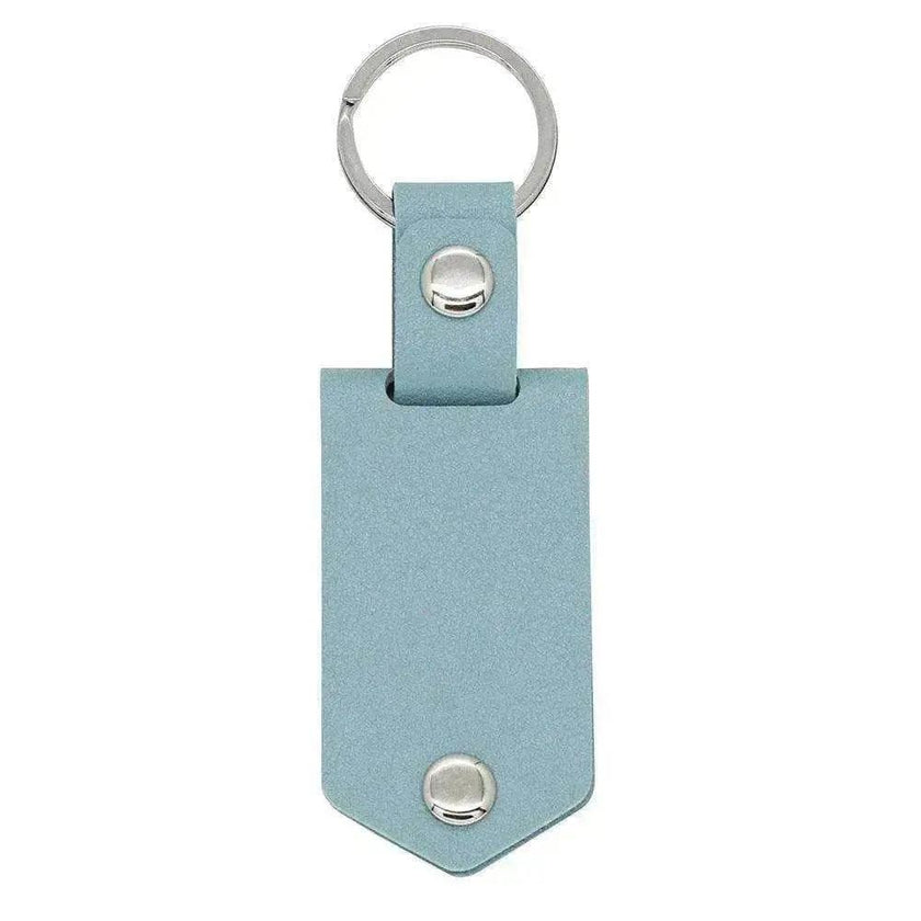 Chick & Unique Leather Photo Stainless steel UV Color Printed Keychain