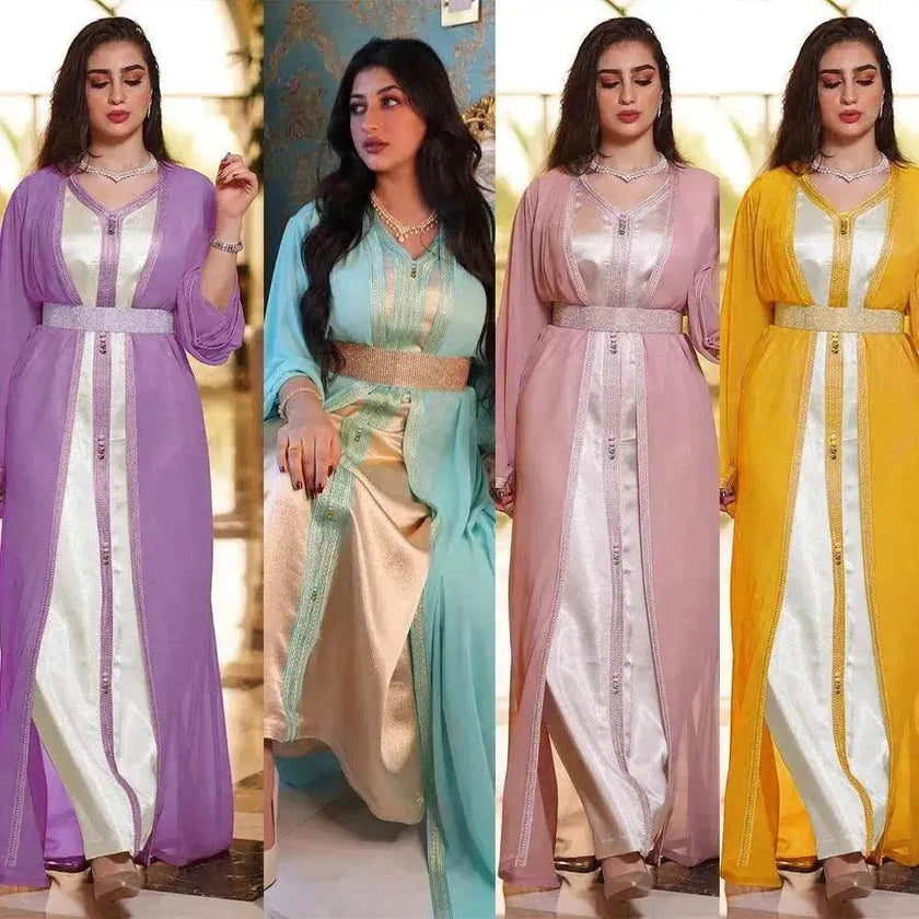 Chiffon Dress Foreign Trade Arab  Women's Clothing