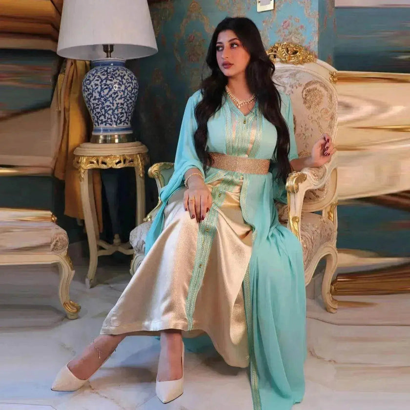 Chiffon Dress Foreign Trade Arab  Women's Clothing