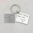 Children's Realistic Hand Drawn Laser Painting Keychain