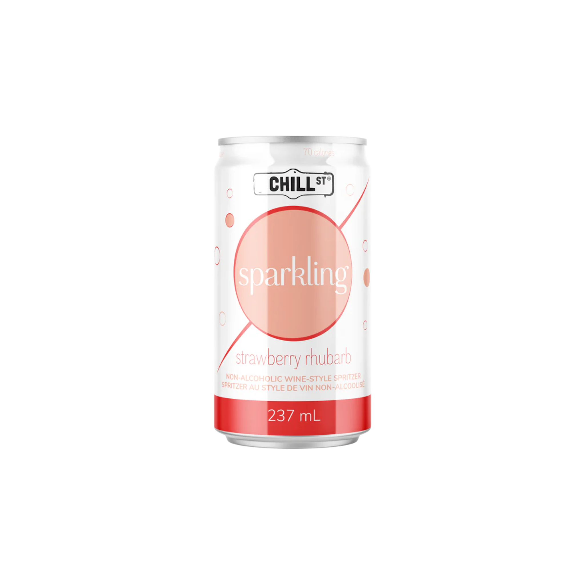 Chill St - Sparkling Strawberry Rhubarb  Wine Spritzer