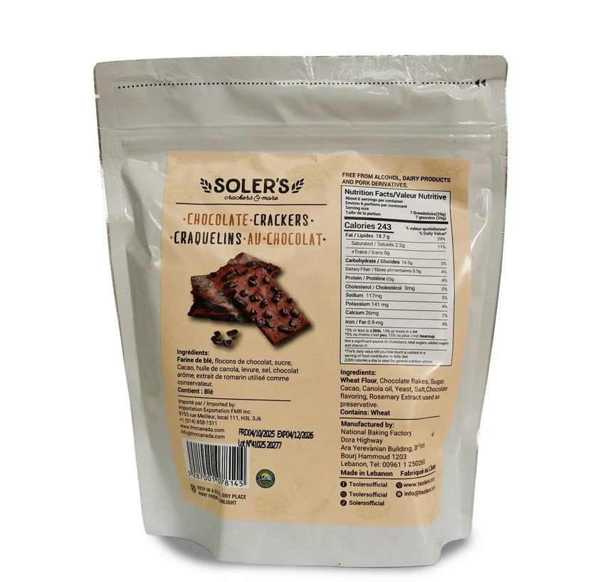 Soler's Chocolate Crackers