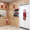 Christmas Decorations Stereo Doll Refrigerator Handle Eight Pieces